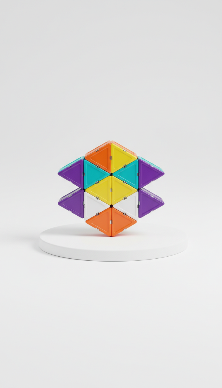 Magnetische Mustertafeln mit Formenvielfalt