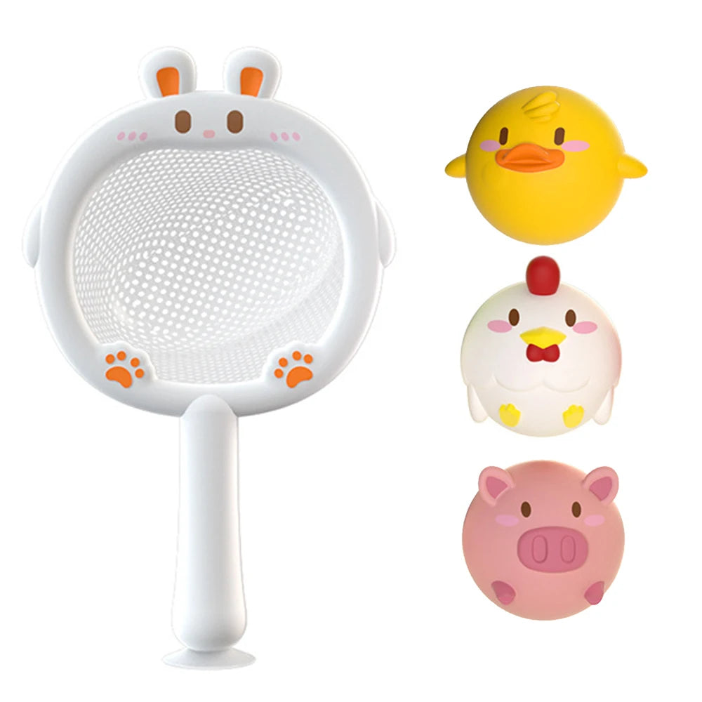 Süße Baby Tiere mit LED geeignet für die Badewanne oder Planschbecken