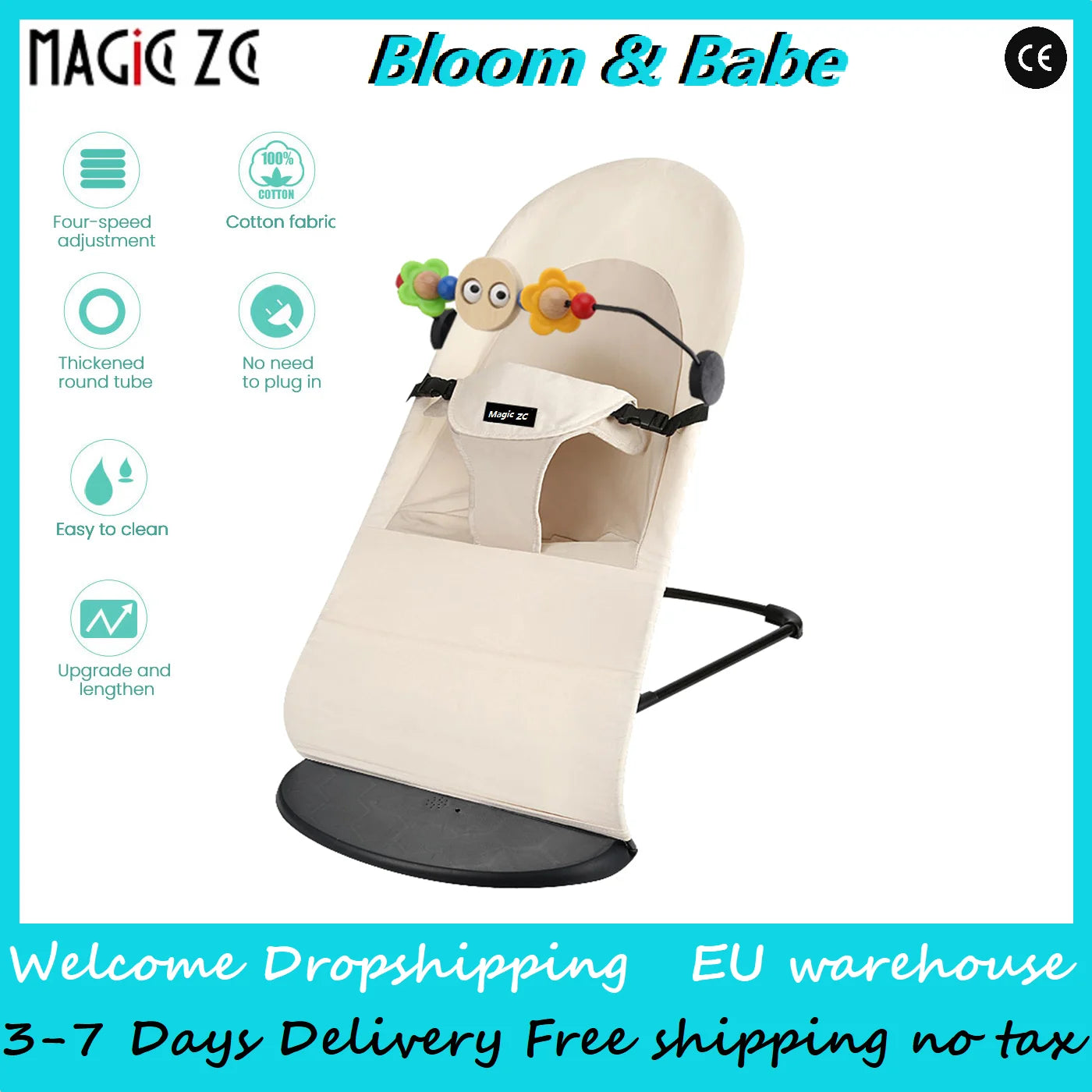 Travel System Kinderwagen 3-in-1 Leichter Kinderwagen Multifunktionaler Kinderwagen mit Aluminiumrahmen Kompakter Kinderwagen für Neugeborene