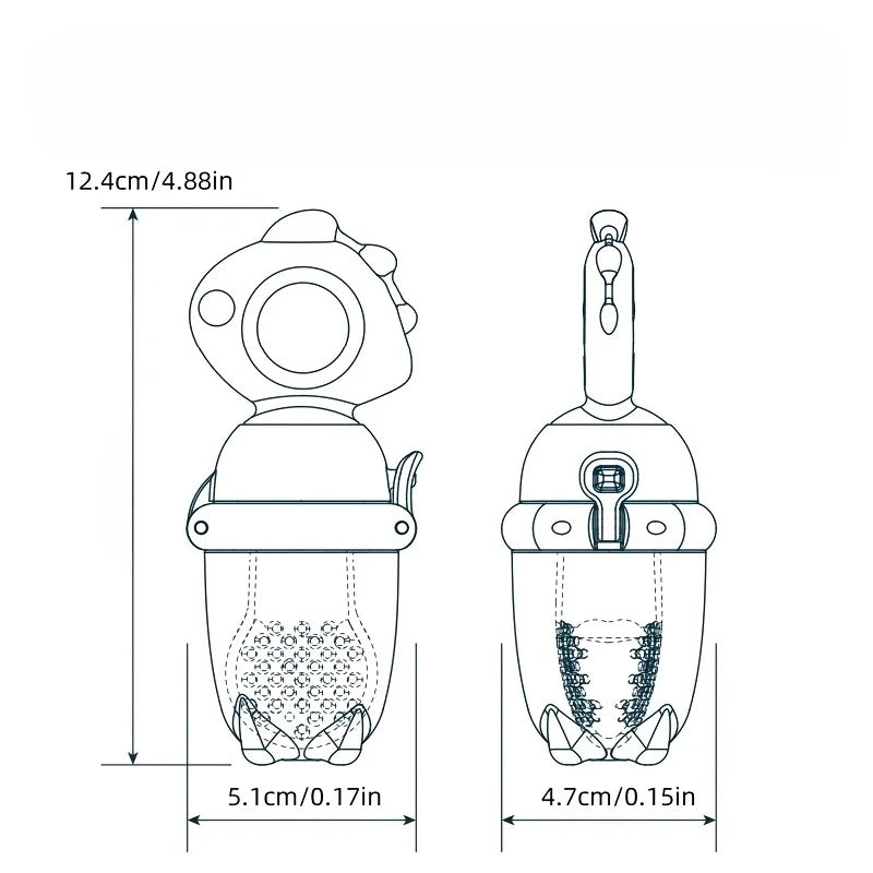 Dinosaurier Baby Futterspender – Silikon Fresh Food Feeder