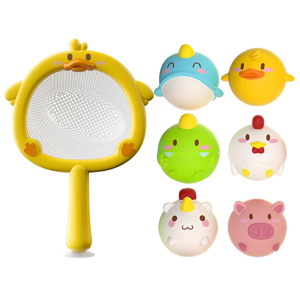 Süße Baby Tiere mit LED geeignet für die Badewanne oder Planschbecken