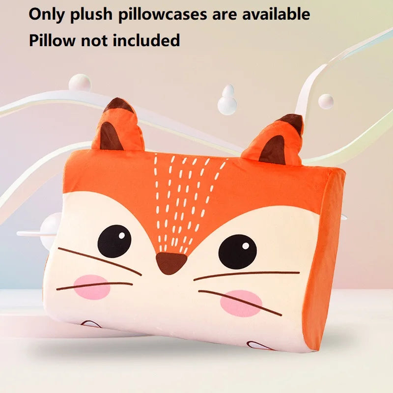 Vier Jahreszeiten Baby Kissen Kleinkind Schaum Bett Kissen Atmungsaktive Langsam Rebound Baby Cartoon Hals Stillkissen Reise Kissen Bettwäsche