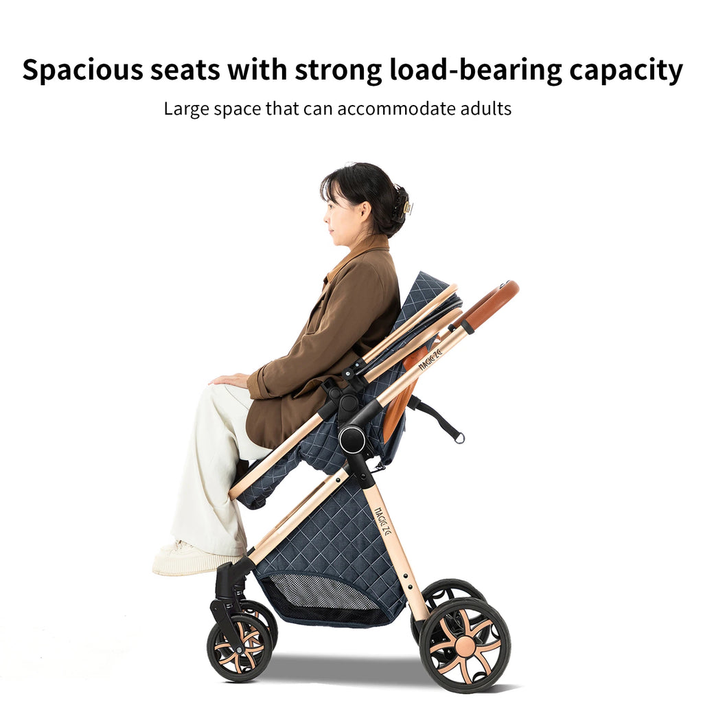 Kinderwagen, 3-in-1, leichter Kinderwagen für Neugeborene, Reisen, faltbar, für Babys, Kinderwagen, Kinderwagen, Babyautositz