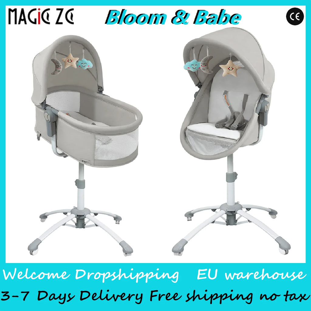 Travel System Kinderwagen 3-in-1 Leichter Kinderwagen Multifunktionaler Kinderwagen mit Aluminiumrahmen Kompakter Kinderwagen für Neugeborene
