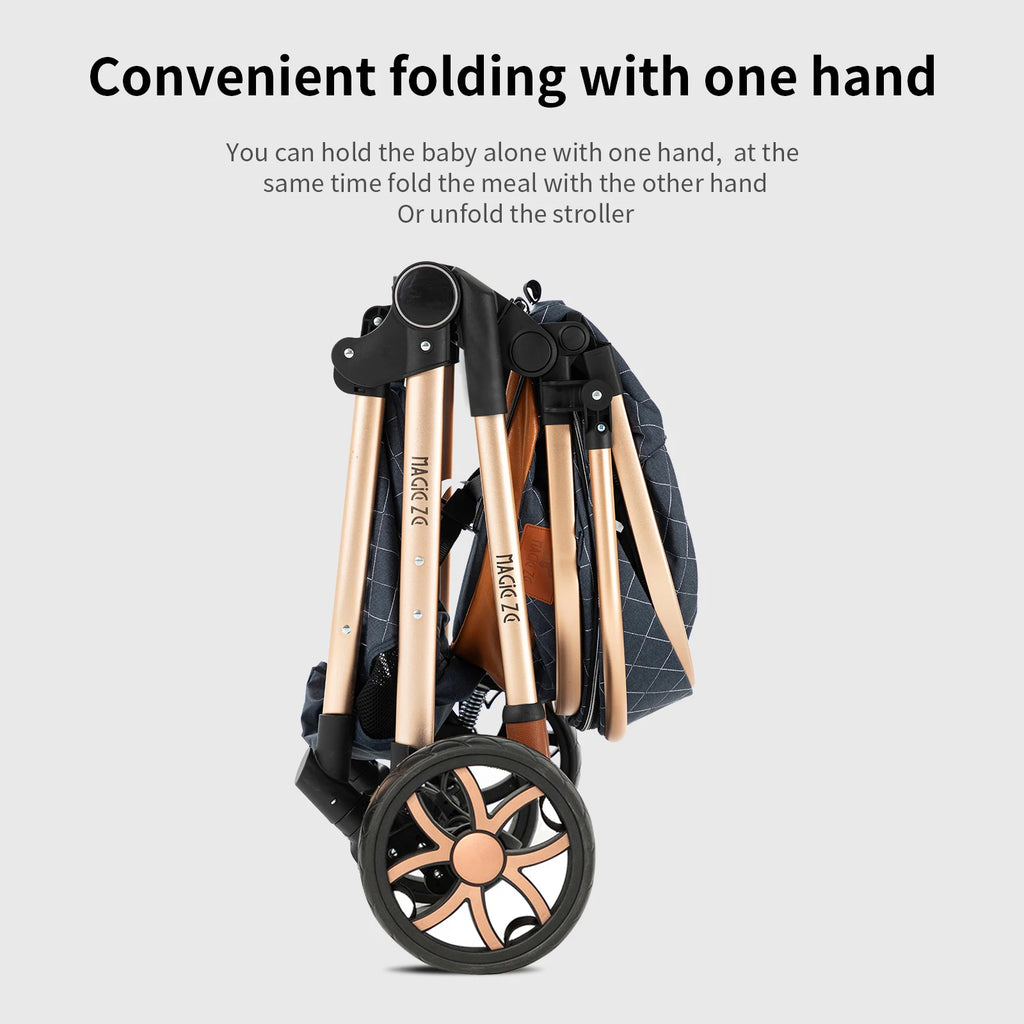Kinderwagen, 3-in-1, leichter Kinderwagen für Neugeborene, Reisen, faltbar, für Babys, Kinderwagen, Kinderwagen, Babyautositz