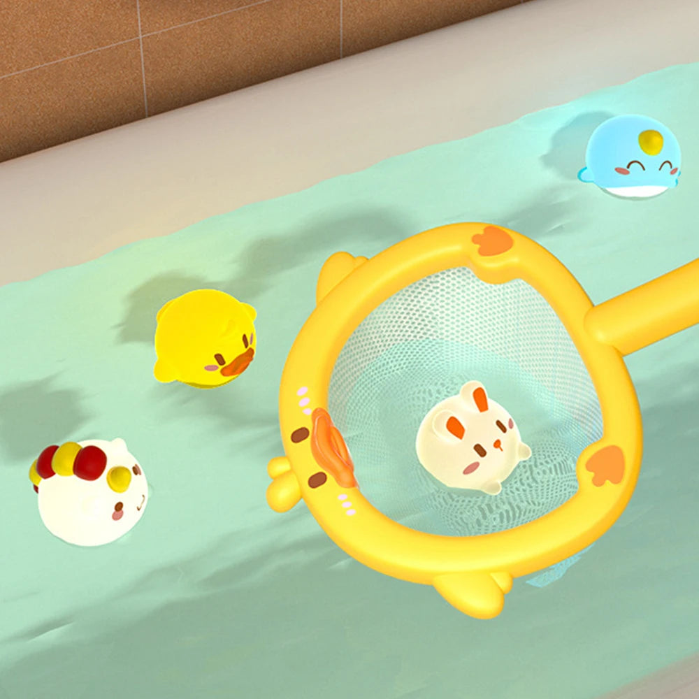 Süße Baby Tiere mit LED geeignet für die Badewanne oder Planschbecken