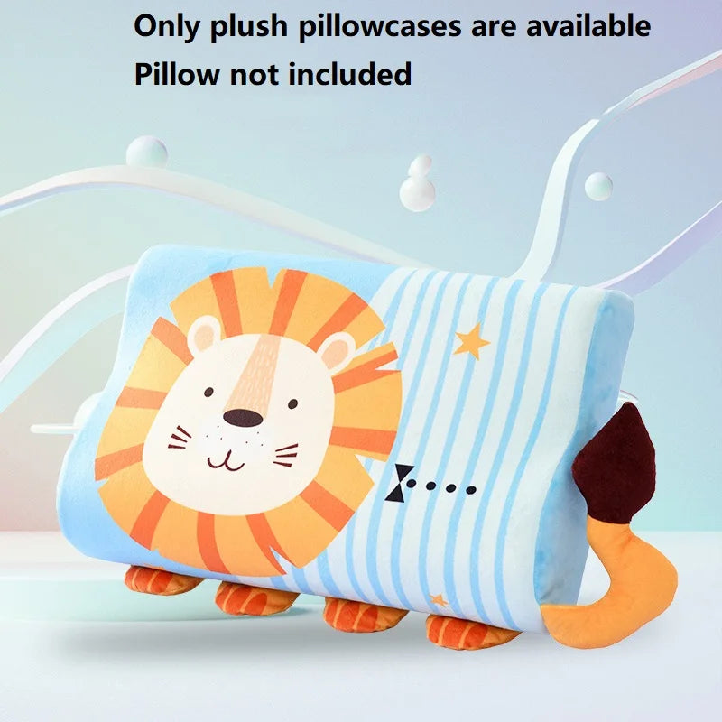 Vier Jahreszeiten Baby Kissen Kleinkind Schaum Bett Kissen Atmungsaktive Langsam Rebound Baby Cartoon Hals Stillkissen Reise Kissen Bettwäsche