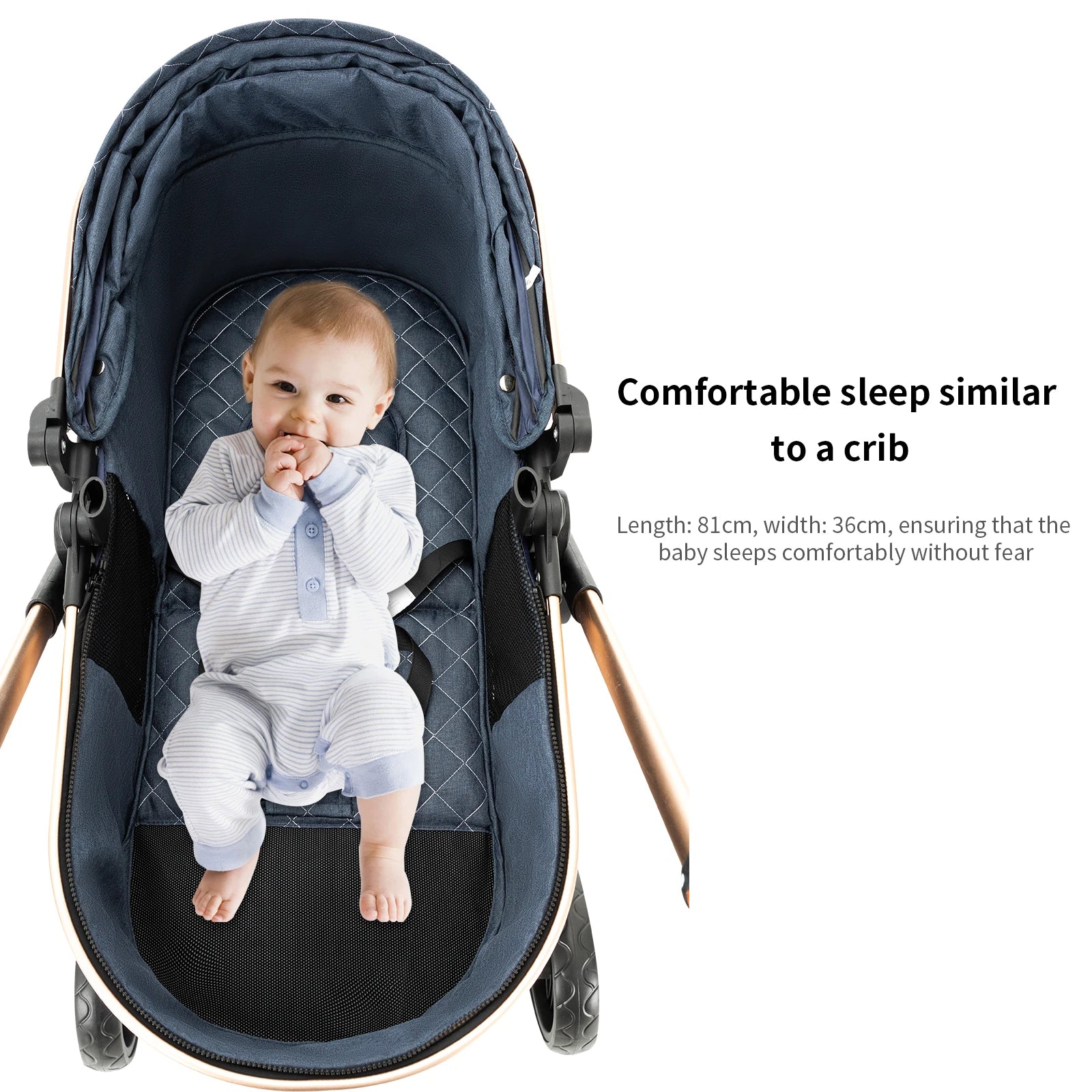 Kinderwagen, 3-in-1, leichter Kinderwagen für Neugeborene, Reisen, faltbar, für Babys, Kinderwagen, Kinderwagen, Babyautositz