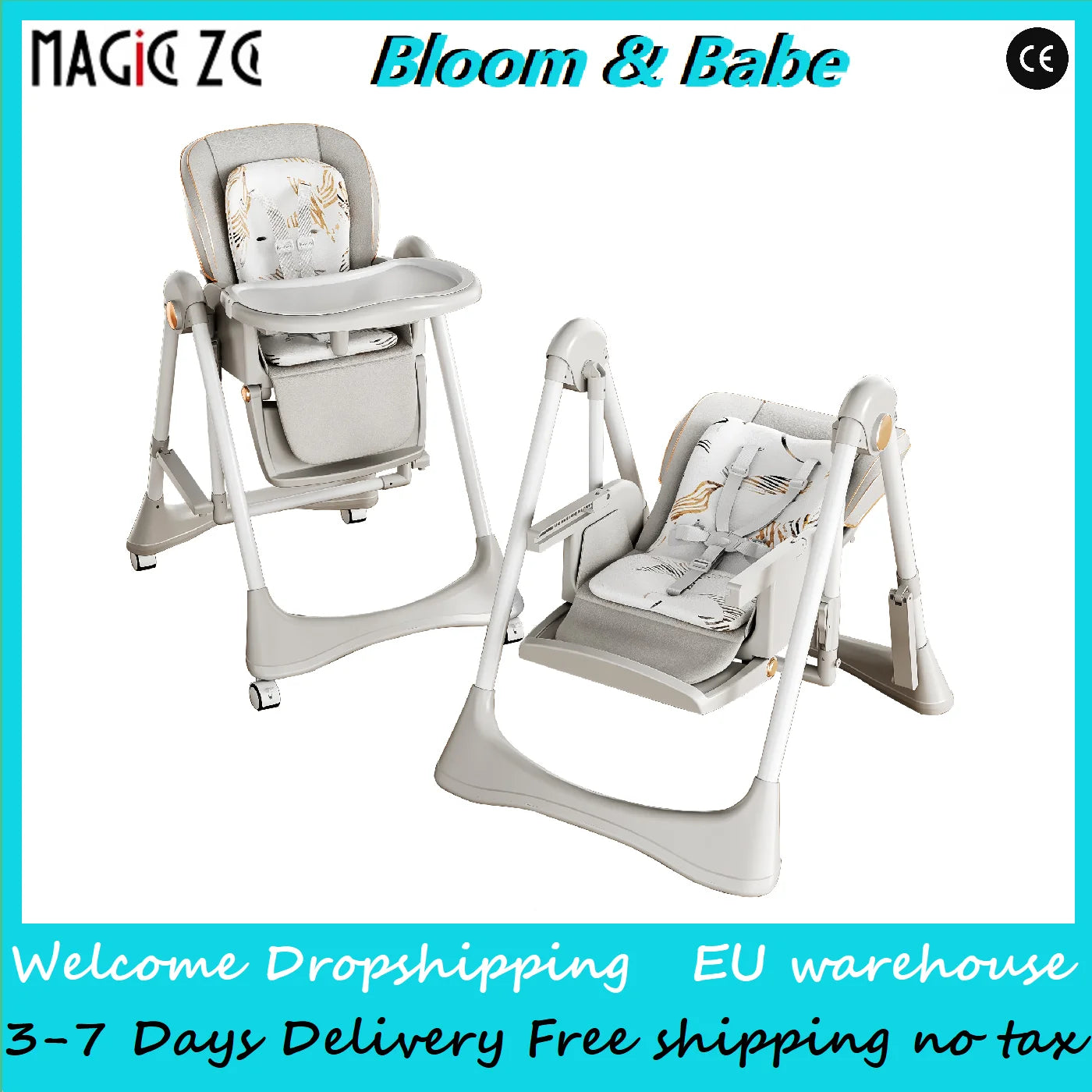 Travel System Kinderwagen 3-in-1 Leichter Kinderwagen Multifunktionaler Kinderwagen mit Aluminiumrahmen Kompakter Kinderwagen für Neugeborene