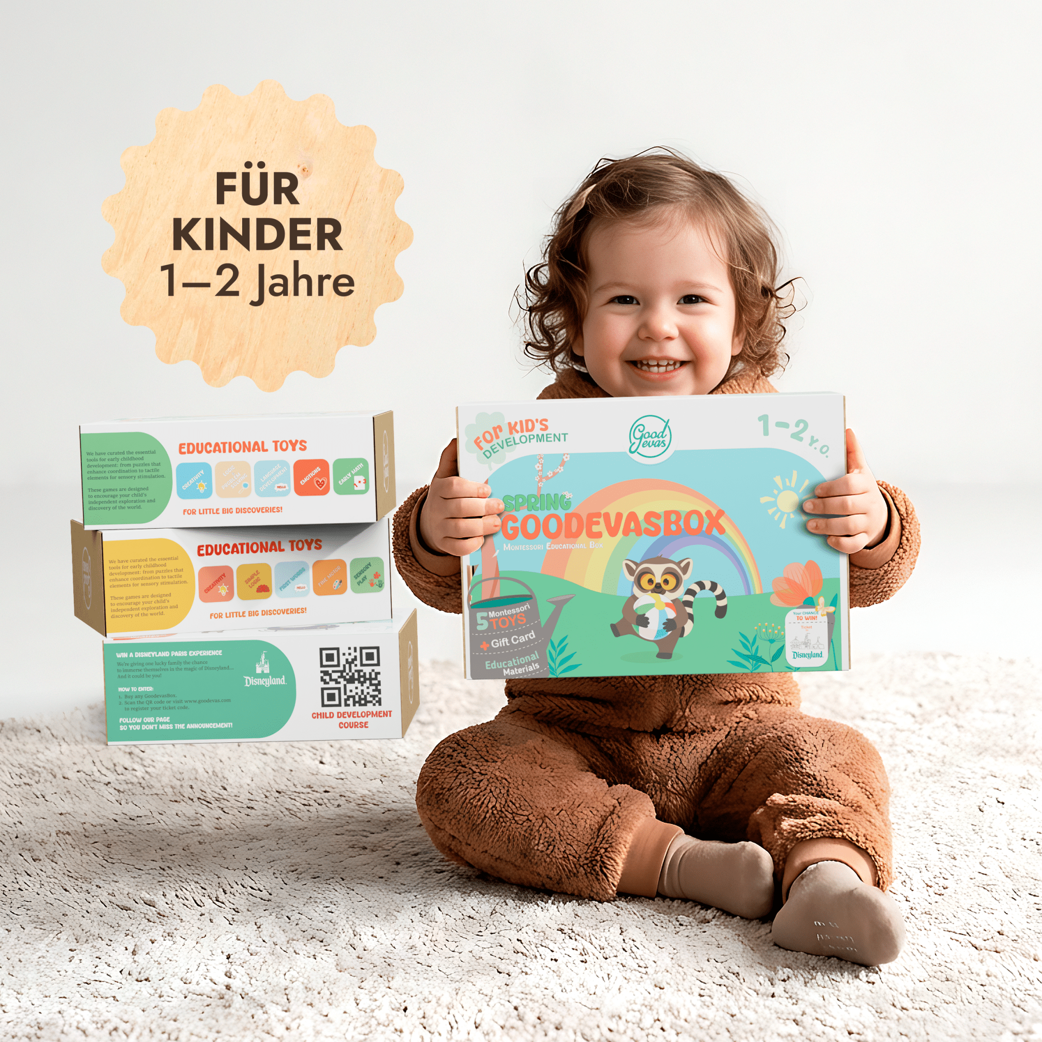 Frühlings-Spielset (1–2 Jahre) — GoodevasBox Active