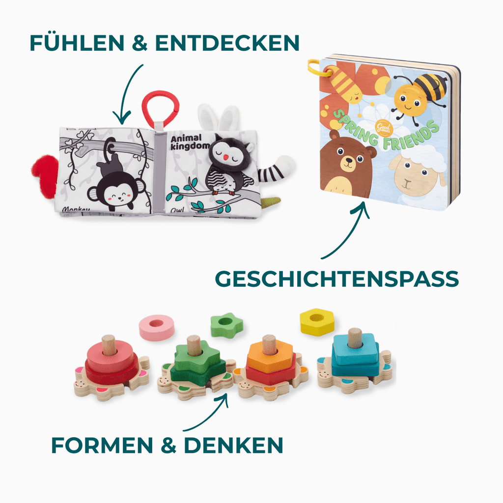 Frühlings-Spielset (1–2 Jahre) — GoodevasBox Active